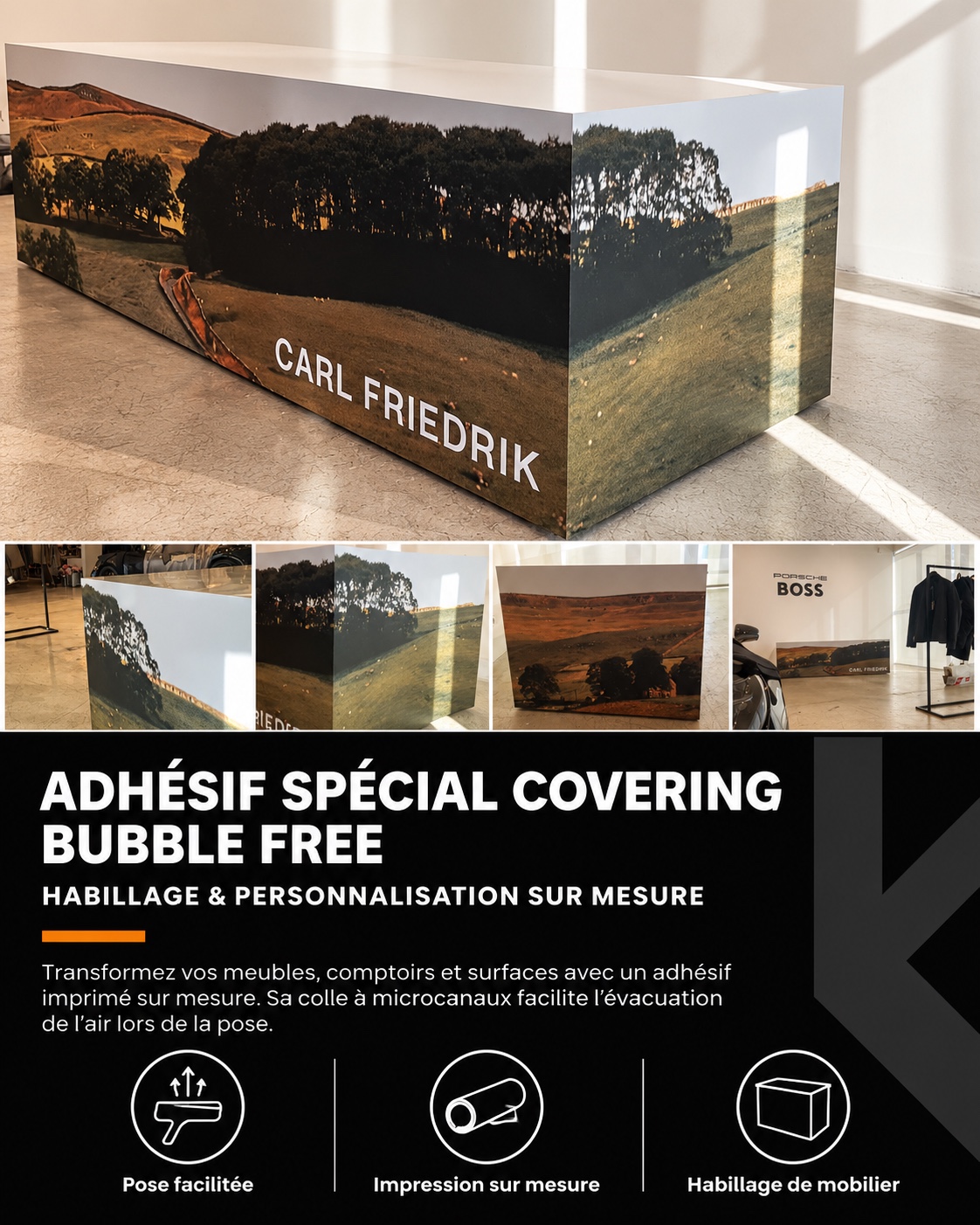 Carl Friedrik — Adhésif spécial covering bubble free