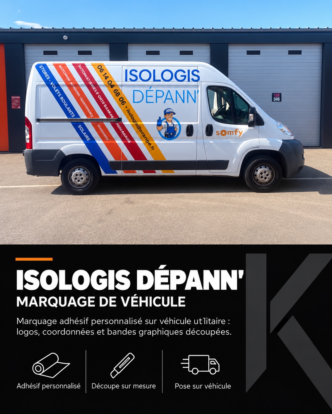ISOLOGIS DÉPANN’ — Marquage de véhicule