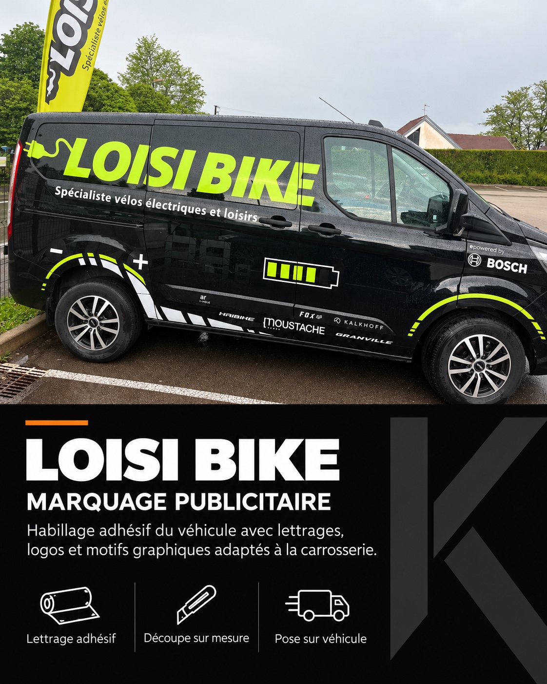 LOISI BIKE — Marquage publicitaire