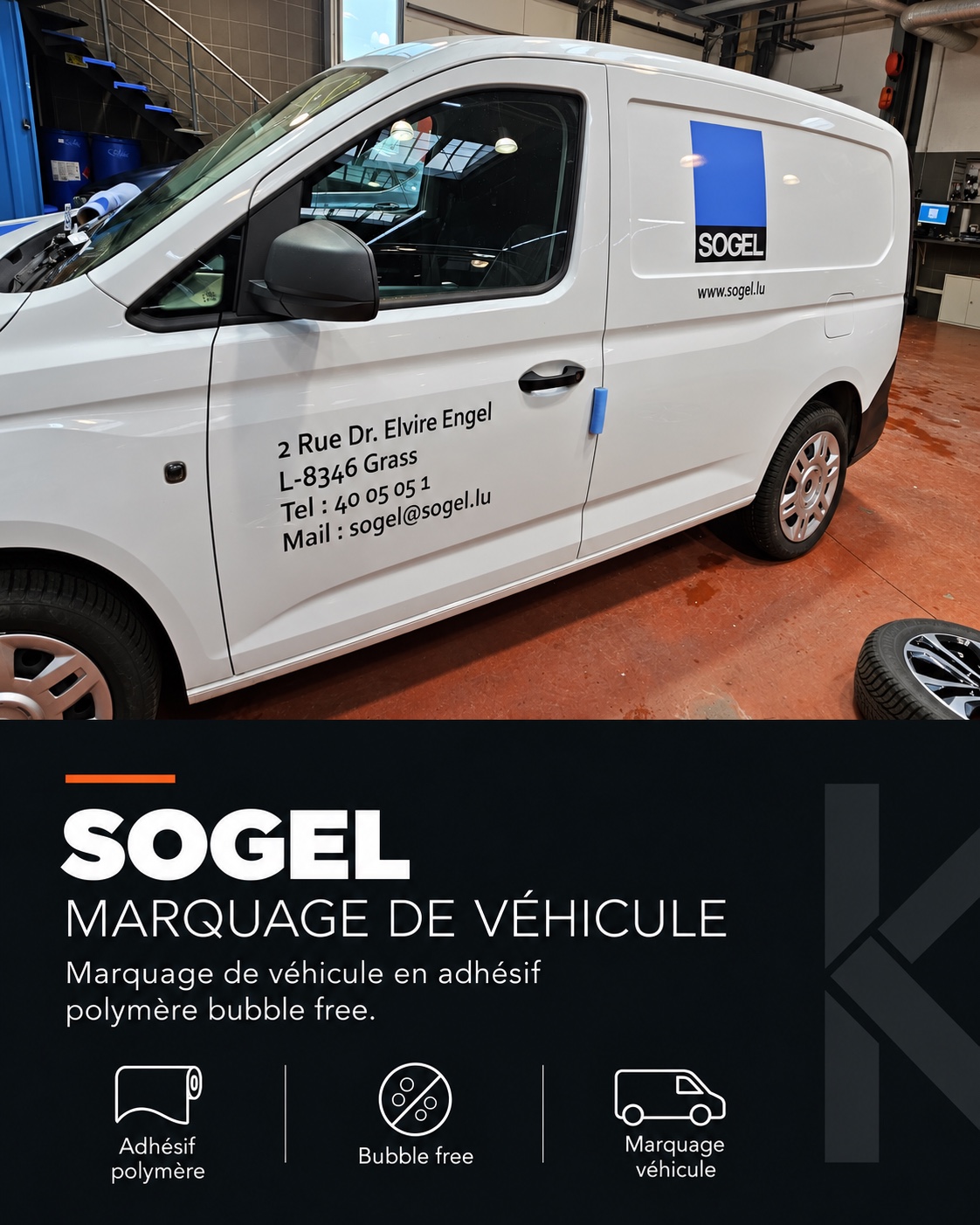 SOGEL — Marquage de véhicule